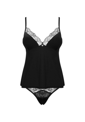 Obsessive Bella Rou top & panties - Комплект білизни, топ та трусики, XL/2XL - купити в Києві, Україні